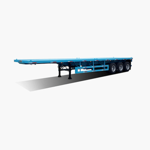 40ft Versatile And Reliable Flatbed Semi-Trailer with 3 Axles for Efficient Heavy Cargo Transportation