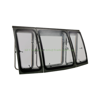 FW3 Triple Panoramic Front Window for Recreational Vehicle And Motorhomes