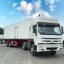 40ft 2 Axles Insulated Semi Truck Trailer