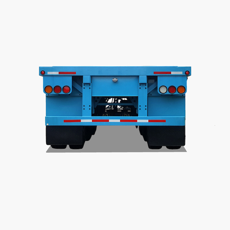 3 Axles 40ft Flatbed Truck Semi Trailer 