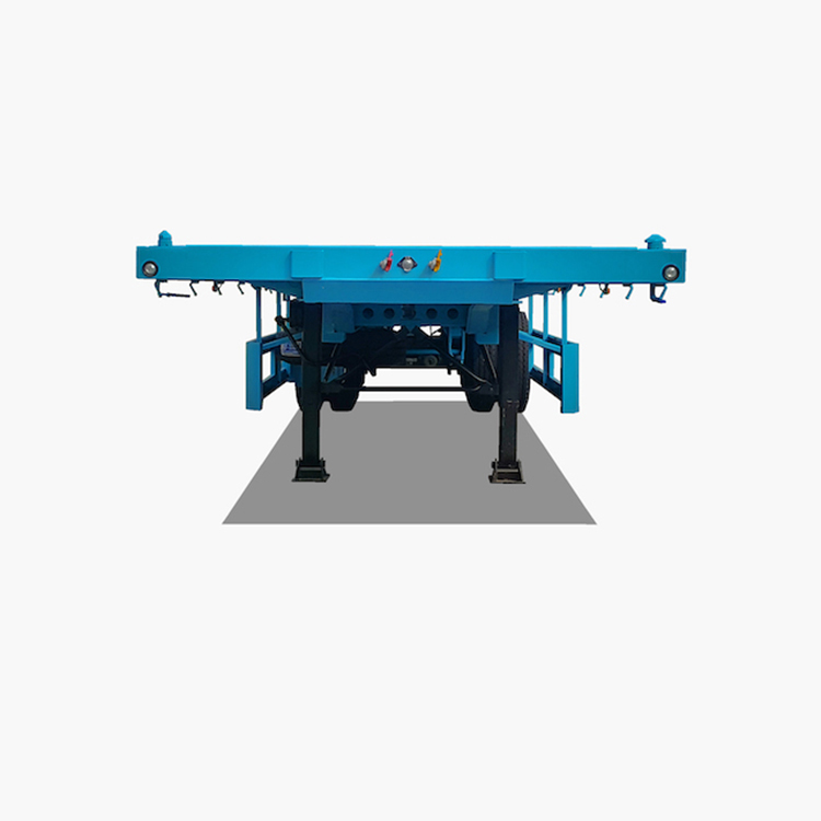 3 Axles 40ft Flatbed Truck Semi Trailer 