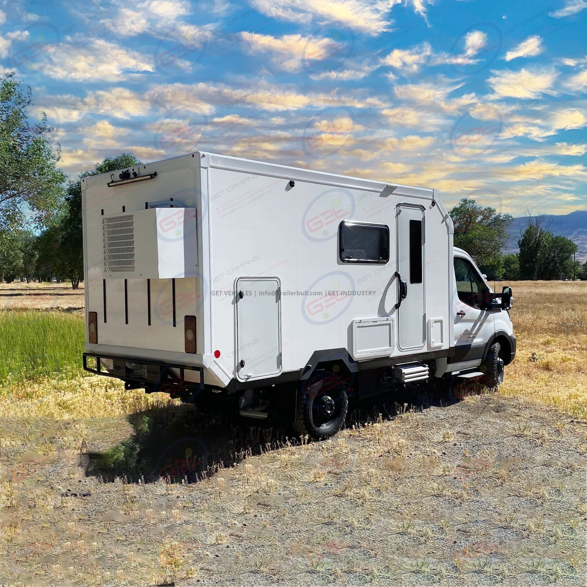 Ford Transit 14FT Flat bed Motorhome Truck Camper