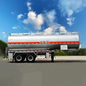 28000L 20T Capacity Carbon Steel Fuel And Refuel Tank Semi Trailer with 2 Axles for Fuel And Diesel Transit in Downtown