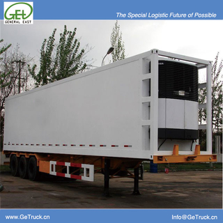 9303XLC-40 Feet 3 axls Koegel FRP+PU+FRP composite Insuated and Refrigerated container box semi-trailer