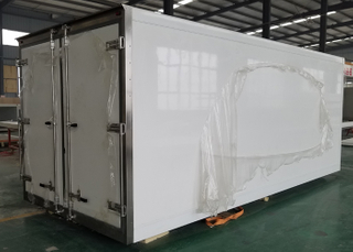 Fast Assembly PU Insulated Sandwich Composite Panel Kits And Box with GRP Profiles,Refrigerated Truck body