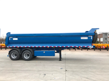 2 Axles 20cbm U type hydraulic Dump Semi-trailer for sand and rocks