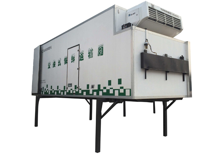 Swap Refrigerated Truck Box with All - Closed FRP/GRP Sandwich Panel Kits,Mobile Cold Room