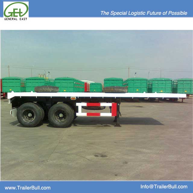 20ft FlatBed Container Semi Trailer