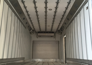 Meat Carcass Hook Refrigerated Truck Body with All - Closed FRP/GRP Sandwich Panel Kits Hook Slide Channel,Frozen Truck Body
